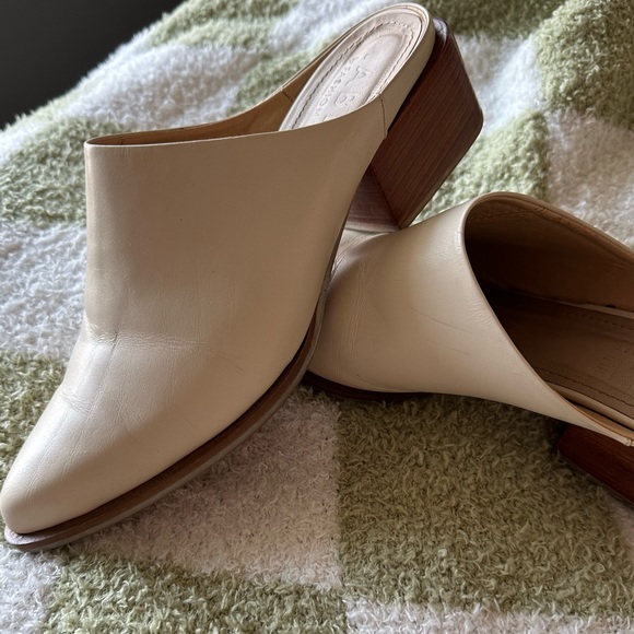 Able Leather Miriam Mules- White - Picture 6 of 7